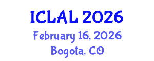 International Conference on Languages and Applied Linguistics (ICLAL) February 16, 2026 - Bogota, Colombia