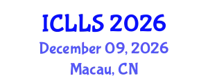 International Conference on Linguistics and Language Studies (ICLLS) December 09, 2026 - Macau, China
