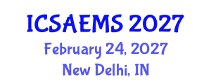 International Conference on Social Anthropology, Ethnic and Migration Studies (ICSAEMS) February 24, 2027 - New Delhi, India
