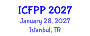International Conference on Feminism and Political Philosophy (ICFPP) January 28, 2027 - Istanbul, Turkey