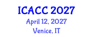 International Conference on Architecture, Construction and Conservation (ICACC) April 12, 2027 - Venice, Italy