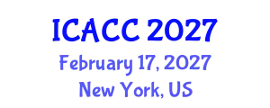 International Conference on Architecture, Construction and Conservation (ICACC) February 17, 2027 - New York, United States