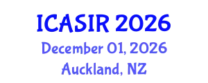 International Conference on Administrative Science and International Relations (ICASIR) December 01, 2026 - Auckland, New Zealand