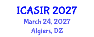 International Conference on Administrative Science and International Relations (ICASIR) March 24, 2027 - Algiers, Algeria