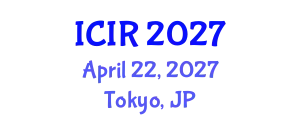 International Conference on Politics and International Relations (ICIR) April 22, 2027 - Tokyo, Japan