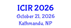 International Conference on Politics and International Relations (ICIR) October 21, 2026 - Kathmandu, Nepal