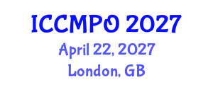 International Conference on Construction Management and Project Organization (ICCMPO) April 22, 2027 - London, United Kingdom
