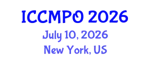 International Conference on Construction Management and Project Organization (ICCMPO) July 10, 2026 - New York, United States