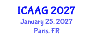 International Conference on Advanced and Applied Geomechanics (ICAAG) January 25, 2027 - Paris, France