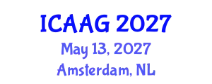 International Conference on Advanced and Applied Geomechanics (ICAAG) May 13, 2027 - Amsterdam, Netherlands