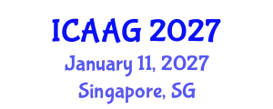 International Conference on Advanced and Applied Geomechanics (ICAAG) January 11, 2027 - Singapore, Singapore