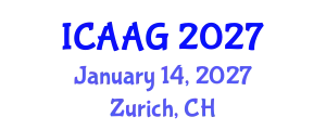 International Conference on Advanced and Applied Geomechanics (ICAAG) January 14, 2027 - Zurich, Switzerland