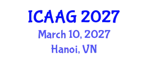 International Conference on Advanced and Applied Geomechanics (ICAAG) March 10, 2027 - Hanoi, Vietnam