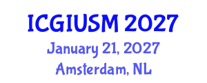 International Conference on Green Infrastructure for Urban Stormwater Management (ICGIUSM) January 21, 2027 - Amsterdam, Netherlands