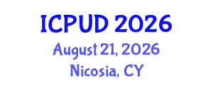 International Conference on Planning and Urban Design (ICPUD) August 21, 2026 - Nicosia, Cyprus