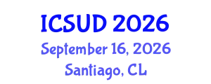 International Conference on Sustainable Urban Development (ICSUD) September 16, 2026 - Santiago, Chile