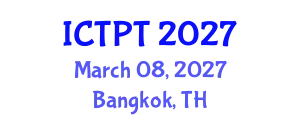 International Conference on Transportation Planning and Technology (ICTPT) March 08, 2027 - Bangkok, Thailand