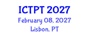 International Conference on Transportation Planning and Technology (ICTPT) February 08, 2027 - Lisbon, Portugal