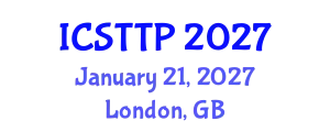International Conference on Software Testing, Types and Process (ICSTTP) January 21, 2027 - London, United Kingdom