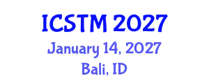 International Conference on Software Testing and Methods (ICSTM) January 14, 2027 - Bali, Indonesia