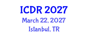 International Conference on Disability and Rehabilitation (ICDR) March 22, 2027 - Istanbul, Turkey