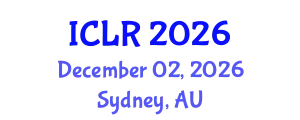 International Conference on Learning Representations (ICLR) December 02, 2026 - Sydney, Australia