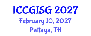 International Conference on Cartography, GIS and Geovisualization (ICCGISG) February 10, 2027 - Pattaya, Thailand