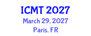 International Conference on Military Technology (ICMT) March 29, 2027 - Paris, France