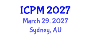 International Conference on Project Management (ICPM) March 29, 2027 - Sydney, Australia