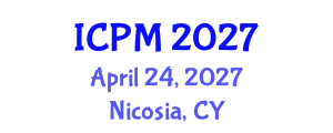 International Conference on Project Management (ICPM) April 24, 2027 - Nicosia, Cyprus