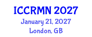 International Conference on Conflict Resolution, Management and Negotiation (ICCRMN) January 21, 2027 - London, United Kingdom