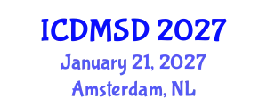 International Conference on Digital Mapping and Spatial Data (ICDMSD) January 21, 2027 - Amsterdam, Netherlands