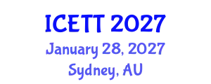 International Conference on Education, Teaching and Technology (ICETT) January 28, 2027 - Sydney, Australia