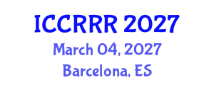 International Conference on Coastal Risk Reduction and Resilience (ICCRRR) March 04, 2027 - Barcelona, Spain