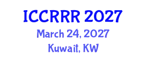 International Conference on Coastal Risk Reduction and Resilience (ICCRRR) March 24, 2027 - Kuwait, Kuwait