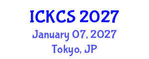 International Conference on Knowledge, Culture and Society (ICKCS) January 07, 2027 - Tokyo, Japan