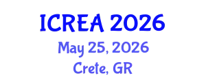International Conference on Renewable Energy and Applications (ICREA) May 25, 2026 - Crete, Greece