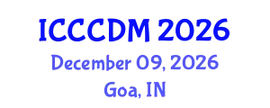 International Conference on Concrete Construction and Design Methods (ICCCDM) December 09, 2026 - Goa, India