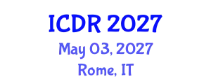 International Conference on Deradicalization and Radicalization (ICDR) May 03, 2027 - Rome, Italy
