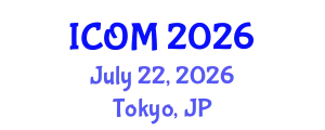 International Conference on Obesity Medicine (ICOM) July 22, 2026 - Tokyo, Japan