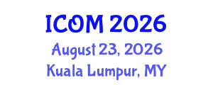 International Conference on Obesity Medicine (ICOM) August 23, 2026 - Kuala Lumpur, Malaysia