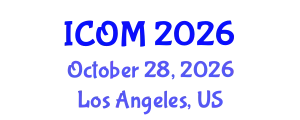 International Conference on Obesity Medicine (ICOM) October 28, 2026 - Los Angeles, United States