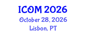 International Conference on Obesity Medicine (ICOM) October 28, 2026 - Lisbon, Portugal