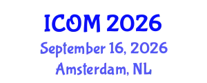 International Conference on Obesity Medicine (ICOM) September 16, 2026 - Amsterdam, Netherlands