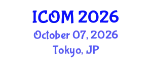 International Conference on Obesity Medicine (ICOM) October 07, 2026 - Tokyo, Japan