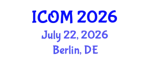 International Conference on Obesity Medicine (ICOM) July 22, 2026 - Berlin, Germany