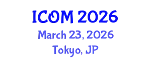 International Conference on Obesity Medicine (ICOM) March 23, 2026 - Tokyo, Japan