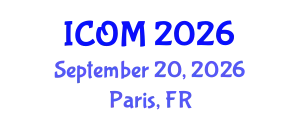 International Conference on Obesity Medicine (ICOM) September 20, 2026 - Paris, France