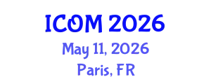 International Conference on Obesity Medicine (ICOM) May 11, 2026 - Paris, France