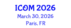 International Conference on Obesity Medicine (ICOM) March 30, 2026 - Paris, France